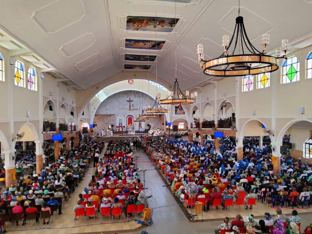 Mass at St. Theresa’s Cathedral, Nsukka